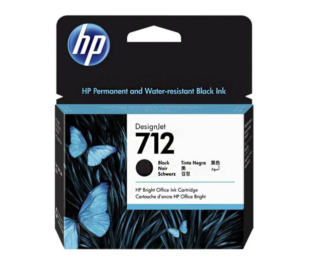 HP 712 3ED71A black 80ml - 633444 - zdjęcie